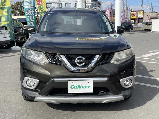 日産 エクストレイル 20X エクストリーマーX 長野県 2015(平27)年 20万km チタニウムカーキ 純正ナビ（FM/AM、CD、DVD、BT、USB、AUX）/全方位カメラ/アイドリングストップ/クルーズコントロール追従無/前後コーナーセンサー/前席シートヒーター/電動リアゲート/横滑り防止/ダウンヒルアシスト/ダブルエアバック/純正フロアマット/社外１７AW/LEDオートライト/４WD/ABS/ワンオーナー/保証書、取扱説明書