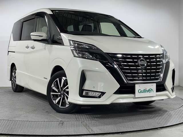 日産 セレナ ハイウェイスター V 広島県 2020(令2)年 3.7万km ブリリアントホワイトパール 純正ナビ/・Bluetooth接続/・CD/DVD再生機能/・フルセグテレビ/後席モニター/両側ハンズフリーパワースライドドア/アラウンドビューモニター/全方位運転支援システム/・インテリジェントエマージェンシーブレーキ/・踏み間違い防止アシスト/・車線逸脱防止支援システム/クルーズコントロール/ブラインドスポットモニター/アダプティブLEDヘッドライト/前後コーナーセンサー/純正ドライブレコーダー/ETC/純正16インチアルミホイール