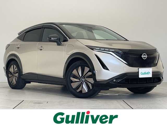 日産 アリア B6 リミテッド 愛知県 2022(令4)年 3.8万km シルバーⅡ プロパイロット2.0/プレミアムサウンドBOSE/純正12.4型ディズプレイオーディオナビ/後席モニター2台/全方位カメラ/レーダークルーズコントロール/シートヒーター/エアシート/バックカメラ/電動リアゲート/パワーシート/ヘッドアップディスプレイ/コーナーセンサー/純正アルミホイール/ETC2.0/ブラインドスポットモニター/LEDヘッドライト/ステアリングヒーター/インテリジェントミラー/ワイヤレス充電機/オートマチックハイビーム/ドライブレコーダー/衝突軽減システム/フルセグ/Bluetooth/ステアリングスイッチ/スマートキー/プッシュスタート