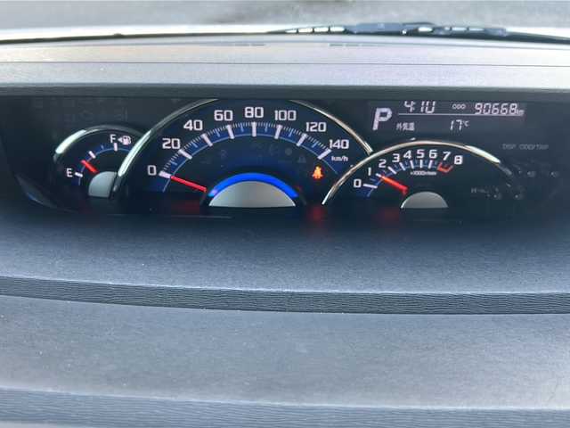 ダイハツ タント カスタム X トップED SA 岐阜県 2014(平26)年 9.1万km パールホワイトⅢ ワンオーナー/社外ナビ（CN-500WD）/AM/FM/TV/CD/iPad/USB/ETC/プッシュスタート/スマートキー/片側パワースライドドア/衝突軽減ブレーキ/横滑り防止/純正ドアバイザー/純正タイヤ/純正マット/オートライト/オートエアコン