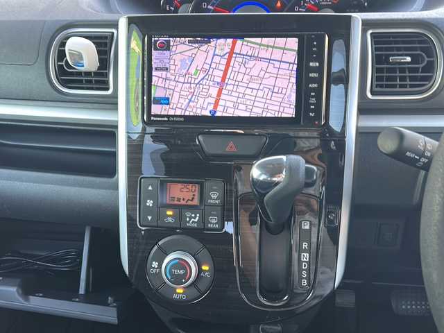 ダイハツ タント カスタム X トップED SA 岐阜県 2014(平26)年 9.1万km パールホワイトⅢ ワンオーナー/社外ナビ（CN-500WD）/AM/FM/TV/CD/iPad/USB/ETC/プッシュスタート/スマートキー/片側パワースライドドア/衝突軽減ブレーキ/横滑り防止/純正ドアバイザー/純正タイヤ/純正マット/オートライト/オートエアコン