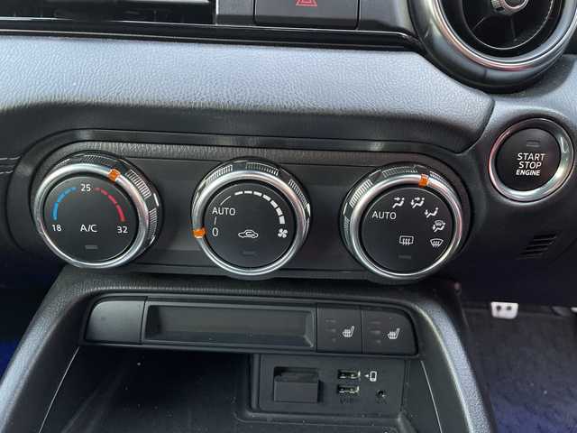 マツダ ロードスター RS 福岡県 2022(令4)年 3万km マシーングレープレミアムM 純正ナビ/DVD/Bluetooth/TV（フルセグ）/AppleCarPlay/AM/FM/AUX/CD/USB/aha/スマートシティブレーキサポート/BSMシステム/ドライバーアテンションアラート/オートライト/コーナーセンサー/ハンズフリー/クルーズコントロール/シートヒーター/純正フロアマット/純正AW