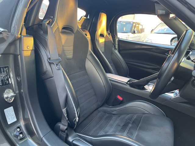 マツダ ロードスター RS 福岡県 2022(令4)年 3万km マシーングレープレミアムM 純正ナビ/DVD/Bluetooth/TV（フルセグ）/AppleCarPlay/AM/FM/AUX/CD/USB/aha/スマートシティブレーキサポート/BSMシステム/ドライバーアテンションアラート/オートライト/コーナーセンサー/ハンズフリー/クルーズコントロール/シートヒーター/純正フロアマット/純正AW