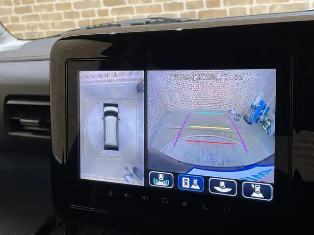 スズキ スペーシア ギア 岩手県 2024(令6)年 0.6万km ブルーイッシュブラックパール3 ４WD/パドルシフト/ターボ/全周囲カメラ/ヘッドアップディスプレイ/両側パワースライドドア/デュアルセンサーブレーキサポート/レーンアシスト/先行車発進告知機能/クルーズコントロール/横滑り防止装置/アイドリングストップ/オートライト/オートハイビーム/ETC/ステアリングヒーター/シートヒーター/純正ナビ/純正１４インチアルミホイール/フルセグTV/ルーフレール