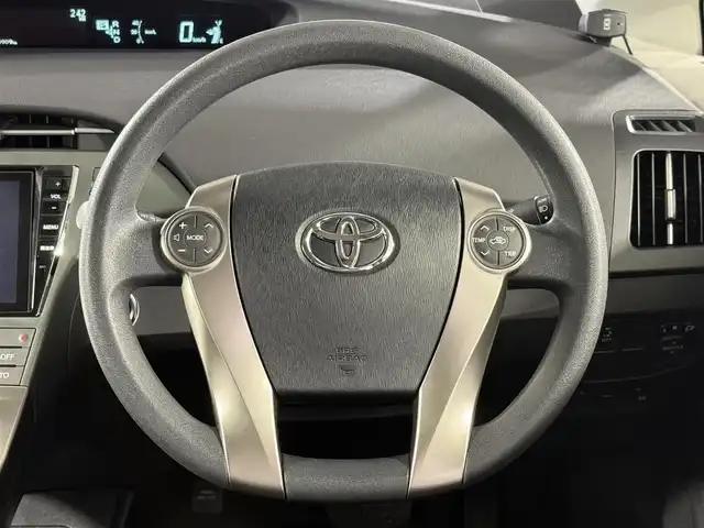 トヨタ プリウス S　マイコーデ 佐賀県 2014(平26)年 5.4万km ディープアメジストマイカメタリック 社外7型ナビ/AM/FM/CD/ワンセグTV/バックカメラ/純正フロアマット/純正ドアバイザー/トノカバー/ETC/ステアリングリモコン/シガーソケット/オートライト/電格ミラー/ISOFIX/フォグランプ/禁煙車