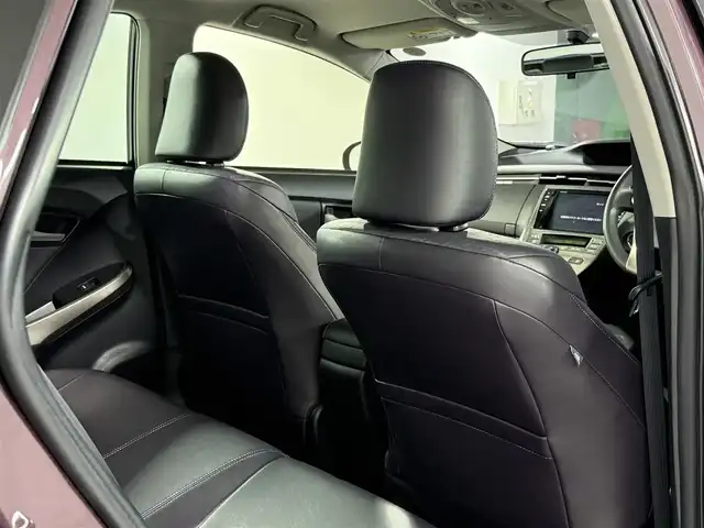 トヨタ プリウス S　マイコーデ 佐賀県 2014(平26)年 5.4万km ディープアメジストマイカメタリック 社外7型ナビ/AM/FM/CD/ワンセグTV/バックカメラ/純正フロアマット/純正ドアバイザー/トノカバー/ETC/ステアリングリモコン/シガーソケット/オートライト/電格ミラー/ISOFIX/フォグランプ/禁煙車