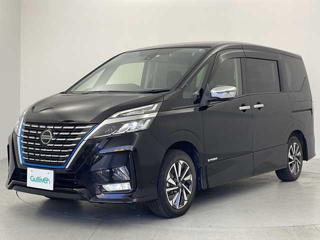 日産 セレナ e－パワー ハイウェイスター V 愛知県 2019(令1)年 5.3万km ダイヤモンドブラック ワンオーナー/純正10インチナビ/アラウンドビューモニター/フルセグ/ビルトインETC/両側パワースライドドア/LEDライト/フォグランプ/ステアリングヒーター/スマートキー/プッシュスタート