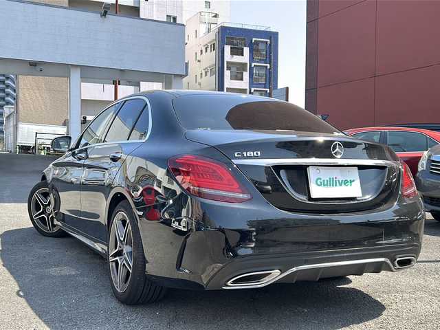 メルセデス・ベンツ Ｃ１８０ アバンギャルド AMGライン 宮崎県 2019(平31)年 3.2万km 黒 純正ナビ/バックカメラ/ETC/黒革シート/前席パワーシート/シートヒーター/アクティブブレーキアシスト/レーンチェンジアシスト/ブラインドスポットアシスト/追従クルコン /スペアキー