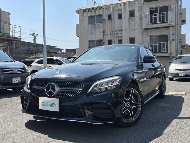 メルセデス・ベンツ Ｃ１８０ アバンギャルド AMGライン 宮崎県 2019(平31)年 3.2万km 黒 純正ナビ/バックカメラ/ETC/黒革シート/前席パワーシート/シートヒーター/アクティブブレーキアシスト/レーンチェンジアシスト/ブラインドスポットアシスト/追従クルコン /スペアキー