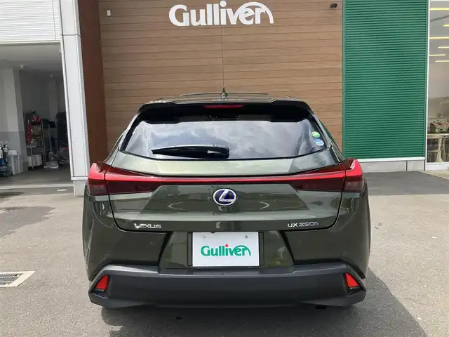 レクサス ＵＸ 250h バージョンL 埼玉県 2020(令2)年 7.5万km テレーンカーキマイカM ワンオーナー/4WD/サンルーフ/茶革シート/　・パワーシート（運転席メモリー機能付き）/　・シートヒーター/　・シートエアコン/レクサスセーフティーシステム＋/　・PCS（プリクラッシュセーフティ）/　・LTA（レーントレーシングアシスト）/　・AHS（アダプティブハイビームアシスト）/　・AHB（オートマチックハイビーム）/　・RSA（ロードサインアシスト）/　・レーダークルーズコントロール/　・先行車発進告知機能/純正メーカーナビ/　・フルセグTV/　・CD/DVD再生/　・Bluetooth接続/　・AUX/USB端子/　・SDサウンドライブラリー/　・連動ビルトインETC2.0/パノラミックビューモニター/前後ドライブレコーダー/ブラインドスポットモニター/クリアランスソナー/パワーバックドア/ステアリングヒーター/3眼LEDヘッドライト/LEDフォグ/純正18インチAW/ナノイー内蔵オートエアコン/スマートキー×2/カードキー×1/プッシュスタートボタン/革巻きステアリング/ドアバイザー/保証書/取扱説明書/ナビ取扱説明書/レクサス整備記録簿（R3.R4.R5.R6）