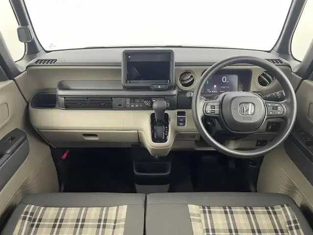 ホンダ Ｎ ＢＯＸ JOY 埼玉県 2025(令7)年 0.1万km未満 ベージュⅡ 届出済未使用車/レーダークルーズコントロール/横滑り防止装置/レーンキープアシスト/前後コーナーセンサー/オートライト/LEDヘッドライト/両側パワースライドドア/電動パーキング/チップアップシート/スマートキー/プッシュスタート