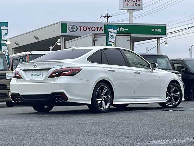 トヨタ クラウン RS アドバンス 愛知県 2018(平30)年 6.2万km ライムホワイトパールクリスタルシャイン /禁煙車//純正メモリーナビ//フルセグ/CD/DVD/BT/USB/AUX/Miracast//純正AW//純正フロアマット//ビルトインETC2.0//プッシュスタート//電子パーキング//革巻きステアリング//ステアリングヒーター/スイッチ//パドルシフト//AC100V充電//照明付きハンディミラー//オートリトラミラー//前席パワーシート//D席ポジションメモリ//シートヒーター//LEDヘッドライト//オートライト//フォグランプ//オートマチックハイビーム//ヘッドアップディスプレイ//ACC/PCS/LDA/BSM/RCTA/RSA//前後クリアランスソナー//パーキングサポートブレーキ//W＋サイドエアバック//カーテンエアバック//新車時保証書//取扱説明書（ナビ・エンジンスターター）//整備記録簿R1.R2.R3.R5//スペアキー//エンジンスターター