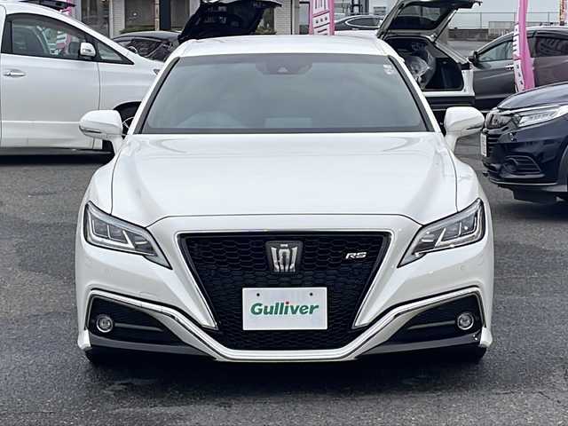 トヨタ クラウン RS アドバンス 愛知県 2018(平30)年 6.2万km ライムホワイトパールクリスタルシャイン /禁煙車//純正メモリーナビ//フルセグ/CD/DVD/BT/USB/AUX/Miracast//純正AW//純正フロアマット//ビルトインETC2.0//プッシュスタート//電子パーキング//革巻きステアリング//ステアリングヒーター/スイッチ//パドルシフト//AC100V充電//照明付きハンディミラー//オートリトラミラー//前席パワーシート//D席ポジションメモリ//シートヒーター//LEDヘッドライト//オートライト//フォグランプ//オートマチックハイビーム//ヘッドアップディスプレイ//ACC/PCS/LDA/BSM/RCTA/RSA//前後クリアランスソナー//パーキングサポートブレーキ//W＋サイドエアバック//カーテンエアバック//新車時保証書//取扱説明書（ナビ・エンジンスターター）//整備記録簿R1.R2.R3.R5//スペアキー//エンジンスターター