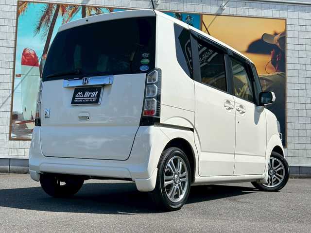 ホンダ Ｎ ＢＯＸ G Lパッケージ 兵庫県 2013(平25)年 4.6万km プレミアムホワイトパール 純正ナビ/FM AM CD DVD/左側パワースライドドア/バックカメラ/AAC/社外LEDヘッドライト/ABS/横滑り防止装置/ベンチシート