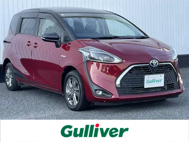 トヨタ シエンタ ハイブリッド G クエロ 千葉県 2019(平31)年 2万km ブラックマイカ/センシュアルレッドマイカ 純正メモリナビ/(フルセグTV CD DVD BT FM AM)/全周囲カメラ/前後ドライブレコーダー/衝突被害軽減システム/クルーズコントロール/両側パワースライドドア/横滑り防止装置/ETC2.0/アイドリングストップ/LEDヘッドライト/フォグランプ/オートライト/ウィンカーミラー/電動格納ミラー/純正15インチAW/シートリフター/プッシュスタート/スマートキー/フロアマット/ドアバイザー/保証書