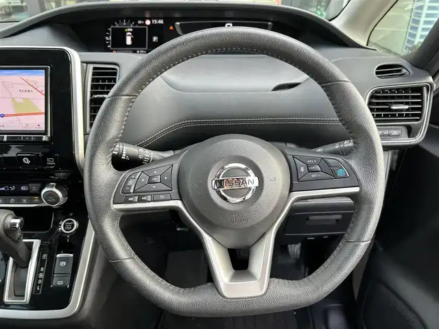 日産 セレナ ハイウェイスターVセレクションⅡ 栃木県 2019(平31)年 4.5万km ブリリアントホワイトパール インテリジェントエマージェンシーブレーキ/プロパイロット/フリップダウンモニター/社外8インチナビ/フルセグTV/DVD/Bluetooth/USB/アラウンドビューモニター/ビルトインETC/前後ドライブレコーダー/両側ハンズフリーパワースライドドア/アダプティブクルーズコントロール/プッシュスタート/ステアリングリモコン/LEDオートライト/LEDフォグランプ/純正16インチAW/ドアバイザー/アイドリングストップ/横滑り防止装置