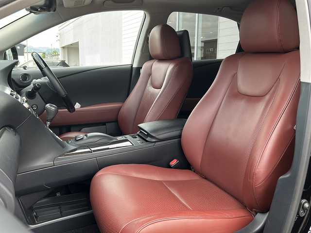 レクサス ＲＸ 450h バージョンL エアサス 秋田県 2014(平26)年 6.9万km ブラック 純正SDナビ/純正CD、DVD、BT、ワンセグ/バック＋サイドカメラ/純正19インチアルミ/４WD/ETC/前後コーナーセンサー/スペアキー