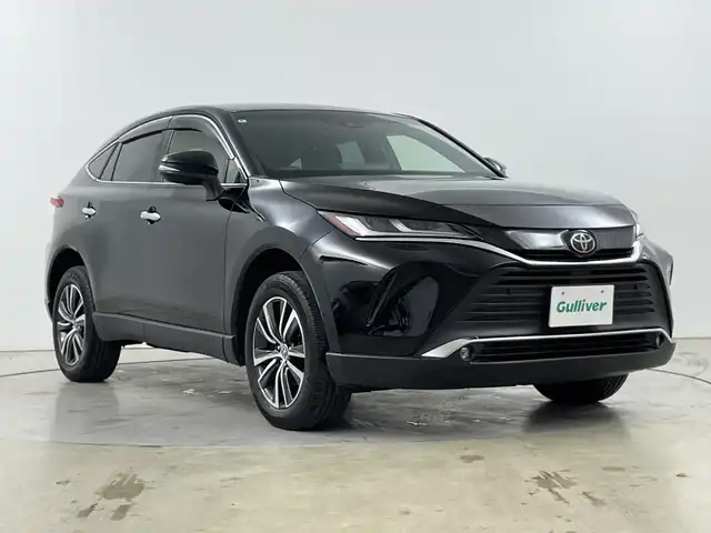 トヨタ ハリアー G レザーパッケージ 道央・札幌 2022(令4)年 2.1万km ブラック ・4WD/ トヨタセーフティセンス/・プリクラッシュセーフティ/・レーダークルーズコントロール/・純正ナビ  フルセグTV/BT/USB/AUX/・バックカメラ/・パワーバックドア/・パワーシート/ベンチレーション/・シートヒーター/ステアリングヒーター/・デジタルインナーミラー/ドライブレコーダー/・LEDヘッドライト/オートハイビーム/・ETC/コーナーセンサー/・純正フロアマット/・MTモード付AT/・保証書