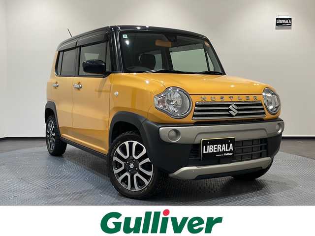 スズキ ハスラー G 新潟県 2018(平30)年 2.2万km アクティブイエロー/ブラック2トーンルーフ ワンオーナー/4WD/レーダーブレーキサポート/社外ＣＤオーディオ/シートヒーター/スマートキー/純正15インチアルミホイール/ダウンヒルアシスト/オートエアコン/純正ラバーフロアマット/ドアバイザー/保証書/取扱説明書/スペアキー