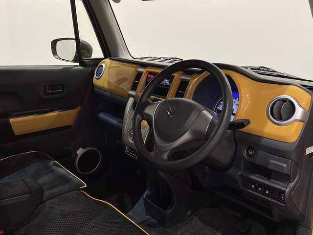 スズキ ハスラー G 新潟県 2018(平30)年 2.2万km アクティブイエロー/ブラック2トーンルーフ ワンオーナー/4WD/レーダーブレーキサポート/社外ＣＤオーディオ/シートヒーター/スマートキー/純正15インチアルミホイール/ダウンヒルアシスト/オートエアコン/純正ラバーフロアマット/ドアバイザー/保証書/取扱説明書/スペアキー