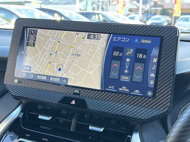 トヨタ ハリアー ハイブリッド Z レザーパッケージ 広島県 2020(令2)年 6.9万km プレシャスブラックパール モデリスタエアロ（F/S/R）/トヨタセーフティセンス/・プリクラッシュセーフティ/・レーンディパーチャーアラート/・LTA/・先行車発進告知/・RSA/・レーダークルーズコントロール/クリアランスソナー/HUD/BSM/RCTA/デジタルインナーミラー/パワーバックドア/JBLプレミアムサウンド/純正12.3インチナビ/・フルセグ/Bluetooth/USB/パノラミックビューモニター/ステアリングヒーター/革巻きステアリング/ステアリングスイッチ/黒革シート/シートヒーター/ベンチレーション/パワーシート/シートメモリー/ETC2.0/純正ドアバイザー/社外19インチアルミホイール/W+サイド+カーテンエアバック