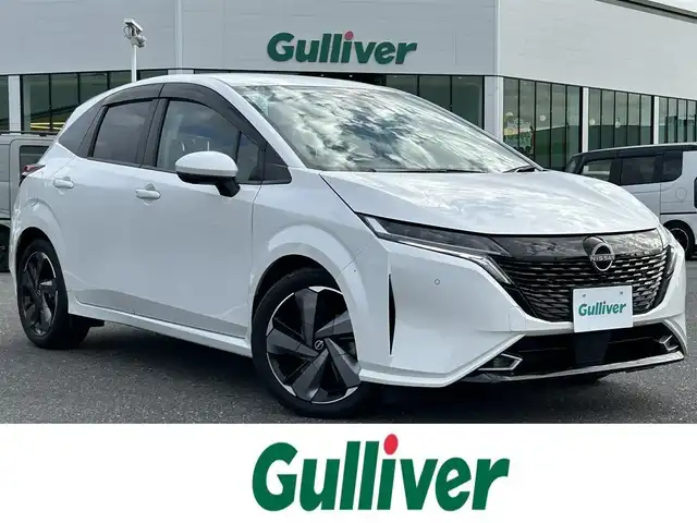 日産 オーラ G 島根県 2022(令4)年 4.8万km ピュアホワイトパール 登録時走行距離47265km/保証書/取説/純正9インチナビ/Bluetooth/フルセグ/radio/SD/HDMI/全周囲カメラ/プッシュスタート/インテリジェントルームミラー/ブラインドスポットモニター/LEDヘッドライト/オートライト/オートマチックハイビーム/フォグライト/スマートキー/スペアキー/純正17インチアルミホイール/ETC
