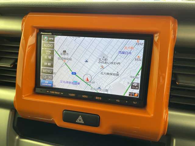 スズキ ハスラー X ターボ 岐阜県 2017(平29)年 2万km パッションオレンジマイカ/スペリアホワイト 純正メモリーナビ/・ワンセグTV/CD/シートヒーター/純正フロアマット/純正アルミホイール15インチ/スズキセーフティサポート/・衝突軽減ブレーキ/・レーンキープアシスト/横滑り防止/HIDヘッドライト/オートライト/スペアキー/・スマートキー/プッシュスタート/革巻きステアリング