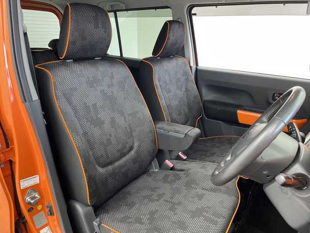 スズキ ハスラー X ターボ 岐阜県 2017(平29)年 2万km パッションオレンジマイカ/スペリアホワイト 純正メモリーナビ/・ワンセグTV/CD/シートヒーター/純正フロアマット/純正アルミホイール15インチ/スズキセーフティサポート/・衝突軽減ブレーキ/・レーンキープアシスト/横滑り防止/HIDヘッドライト/オートライト/スペアキー/・スマートキー/プッシュスタート/革巻きステアリング