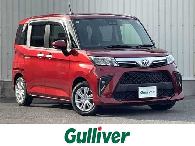 トヨタ ルーミー G 山形県 2025(令7)年 0.2万km ファイアークォーツレッドM ワンオーナー/衝突軽減システム/ディスプレイオーディオ/　　【BT/フルセグ/USB】/バックカメラ/パワースライドドア/LEDオートライト/ステアリングスイッチ/アイドリングストップ/ドライブレコーダー/スマートキー/ETC