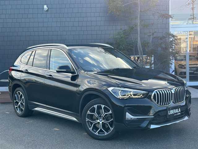 ＢＭＷ Ｘ１ xDrive 18d xライン 滋賀県 2021(令3)年 4万km サファイアブラックP コンフォートアクセス/インテリジェントセーフティ/アドバンストパッケージ/ハイラインパッケージ/タゴタレザーシート(モカ)/・シートヒーター/・パワーシート/パワーリアゲート/純正18AW/純正ナビ(BT/USB)/社外フルセグ/バックカメラ/アンビエントライト/純正LEDヘッドライト/ミラー一体型ETC/アイドリングストップ