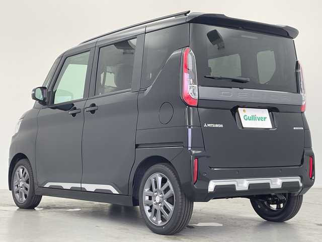 三菱 デリカミニ T プレミアム 愛知県 2025(令7)年 0.1万km未満 アメジストブラック 純正9型ディスプレイオーディオ/全方位モニター/デジタルインナーミラー/ステアリングヒーター/両側パワースライドドア/シートヒーター/ハーフレザーシート/衝突軽減ブレーキ/レーンキープアシスト/オートマチックハイビーム/ＬＥＤヘッドライト/オートホールド