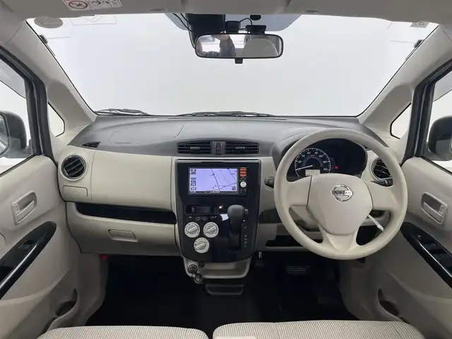 日産 デイズ J 富山県 2016(平28)年 6万km クールシルバー 純正ナビ（AM/FM/CD/AUX/BT）/フルセグTV/バックカメラ/社外AW付きスタッドレスタイヤ積込/衝突被害軽減ブレーキ/横滑り防止装置/ETC/リモコンキー/社外フロアマット/エアコン