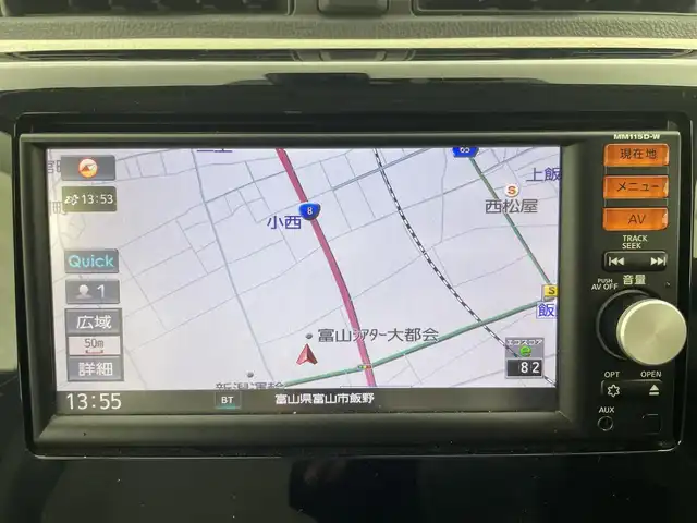 日産 デイズ J 富山県 2016(平28)年 6万km クールシルバー 純正ナビ（AM/FM/CD/AUX/BT）/フルセグTV/バックカメラ/社外AW付きスタッドレスタイヤ積込/衝突被害軽減ブレーキ/横滑り防止装置/ETC/リモコンキー/社外フロアマット/エアコン