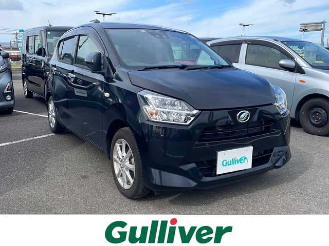 ダイハツ ミラ イース G リミテッド SAⅢ 新潟県 2023(令5)年 3.5万km ブラックマイカメタリック ワンオーナー/冬タイヤ積載/純正ナビ/（DTV/DVD/Bluetooth）/衝突軽減/コーナーセンサー/バックカメラ/プッシュスタート/アイドリングストップ/ドライブレコーダー/シートヒーター/USB電源/シガーソケット/フロアマット/LEDヘッドライト/電格ミラー/ドアバイザー/スペアキー