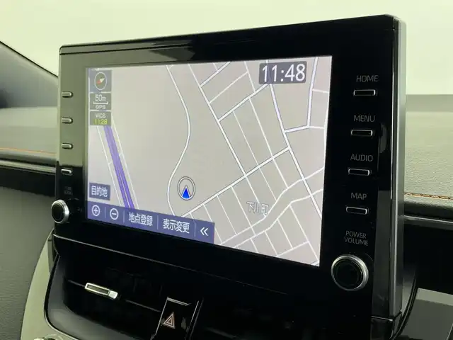 トヨタ カローラツーリング ハイブリッド ダブルバイビー 群馬県 2022(令4)年 2.6万km ブラックマイカ 純正８インチディスプレイオーディオ　バックカメラ　レーダークルーズコントロール　ＢＳＭ　ハーフレザーシート　シートヒーター　純正１７インチマットブラックＡＷ　ステアリングリモコン　ＥＴＣ２．０　禁煙車