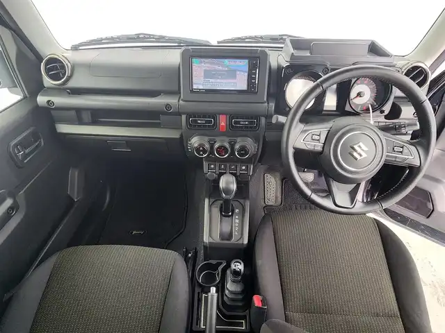 スズキ ジムニー XC 愛知県 2020(令2)年 3.9万km ブルーイッシュブラックパール3 前後ドラレコ/ＥＴＣ/クルーズコントロール/社芸ナビ/（フルセグＴＶ　ＣＤ　ＤＶＤ　Ｂｌｕｅｔｏｏｔｈ）/純正アルミホイール/オートライト/純正ＬＥＤライト/衝突軽減ブレーキ　/革ステアリング/横滑り防止装置/背面タイヤ