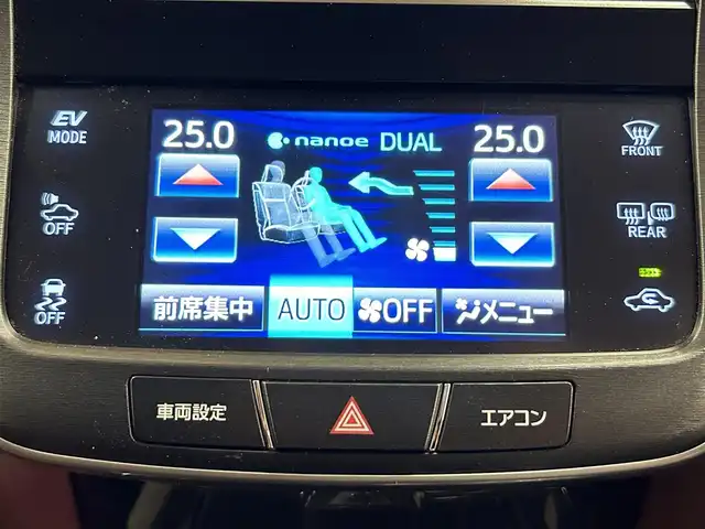 トヨタ クラウン ハイブリッド アスリートS 群馬県 2013(平25)年 8.1万km プレシャスシルバー サンルーフ/純正HDDナビ/　　CD/DVD/BT/フルセグ/MSV/USB/バックカメラ/レーダークルーズコントロール/HIDオートライト/前席シートヒーター/前席パワーシート/純正18インチAW/コーナーセンサー/前後ドライブレコーダー/ステアリングヒーター/ステアリングスイッチ/オートリトラクタブルミラー/横滑り防止装置/サイド・カーテンエアバッグ/スマートキー/ビルトインETC