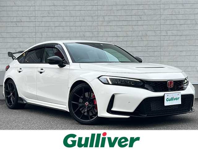 ホンダ シビック タイプR 福島県 2023(令5)年 2.6万km チャンピオンシップホワイト 純正9インチHonda CONNECTディスプレイ（フルセグ/AM/FM/USB/Bluetooth/AppleCarPlay/AndroidAuto）　バックC　ビルトインETC2.0　電子P　前席TYPE Rシート　ステンレス製スポーツペダル　アルミ製シフトノブ　純正ドアバイザ―　新車保証書　記録簿　取扱説明書　スペアキー１本　Honda SENSING