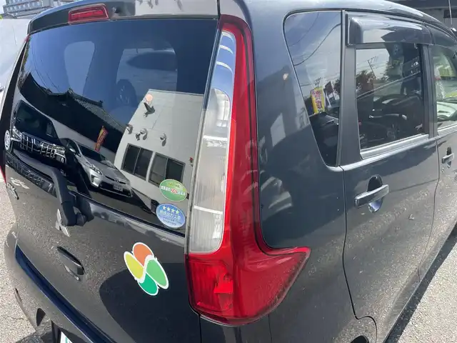 三菱 ｅＫワゴン M 新潟県 2013(平25)年 8.5万km パープリッシュネイビーパール ワンオーナー/社外ホイールスタッドレスタイヤ装着/アイドリングストップ/ドアバイザー/純正フロアマット/電動格納ドアミラー/レベライザー