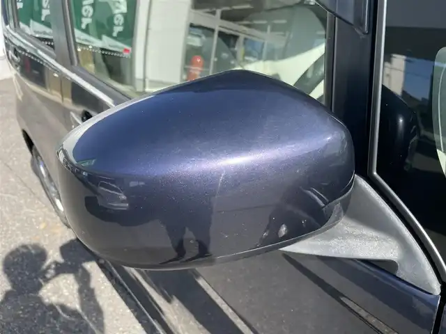 三菱 ｅＫワゴン M 新潟県 2013(平25)年 8.5万km パープリッシュネイビーパール ワンオーナー/社外ホイールスタッドレスタイヤ装着/アイドリングストップ/ドアバイザー/純正フロアマット/電動格納ドアミラー/レベライザー