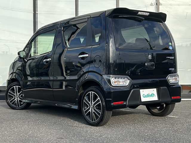 スズキ ワゴンＲ スティングレー HYBRID T 山形県 2017(平29)年 5.6万km ブルーイッシュブラックパール3 4WD/禁煙車/デュアルカメラブレーキサポート/クルーズコントロール/レーンキープアシスト/純正ナビ/（Bluetooth/CD/フルセグ)/全方位カメラ/LEDオートライト/オートマチックハイビーム/フォグランプ/DN席シートヒーター/ステアリングスイッチ/パドルシフト/純正AW/電動格納ウィンカーミラー/スマートキー×2/エンジンスターター