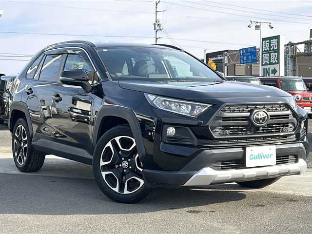 トヨタ ＲＡＶ４ アドベンチャー 徳島県 2021(令3)年 1.6万km アティチュードブラックマイカ 純正メモリナビ/（BT/フルセグ/USB）/4WD/全方位カメラ/追従式クルーズコントロール/ブラインドスポットモニター/前後コーナーセンサー/合皮シート/純正19インチAW/LEDヘッドライト/純正フロアマット/前席パワーシート/ドライブレコーダー/ビルトインETC