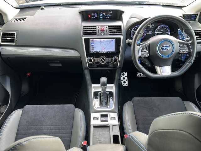 スバル レヴォーグ 2．0GT－S アイサイト 山形県 2015(平27)年 2.4万km クリスタルホワイトP 4WD/アイサイト/STIエアロパーツ/純正ナビ/（Bluetooth/CD/DVD/フルセグ)/バックカメラ/LEDオートライト/フォグランプ/ハーフレザーシート/DN席パワーシート/ステアリングスイッチ/パドルシフト/電動パーキングブレーキ/レーダー探知機/ETC/社外AW/純正フロアマット/電動格納ウィンカーミラー/スマートキー×2/ドアバイザー