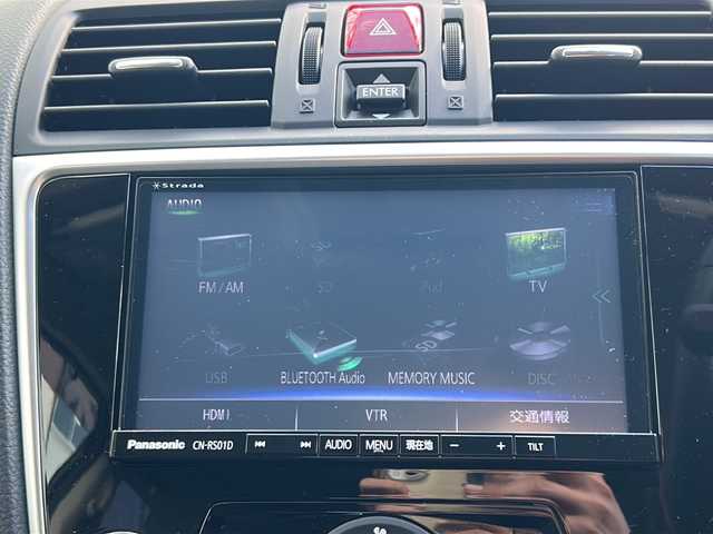 スバル レヴォーグ 2．0GT－S アイサイト 山形県 2015(平27)年 2.4万km クリスタルホワイトP 4WD/アイサイト/STIエアロパーツ/純正ナビ/（Bluetooth/CD/DVD/フルセグ)/バックカメラ/LEDオートライト/フォグランプ/ハーフレザーシート/DN席パワーシート/ステアリングスイッチ/パドルシフト/電動パーキングブレーキ/レーダー探知機/ETC/社外AW/純正フロアマット/電動格納ウィンカーミラー/スマートキー×2/ドアバイザー