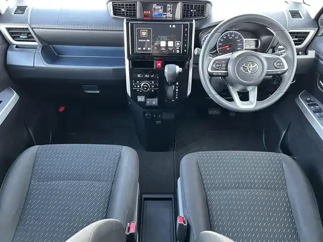 トヨタ ルーミー カスタムG 佐賀県 2021(令3)年 3.4万km ファイアークォーツレッドM 純正9インチディスプレイオーディオ/・フルセグTV/AM/FM/USB/Bluetooth/・Apple Car Play/Android Auto/バックカメラ/前後ドライブレコーダー/ビルトインETC/両側パワースライドドア/電子パーキングブレーキ/・AUTO HOLD機能/DN席シートヒーター/後席サンシェード/ISOFIX対応/革巻きステアリング/ステアリングリモコン/純正14インチアルミホイール/純正LEDヘッドライト/・オートマチックハイビーム/純正LEDフォグランプ/純正フロアマット/純正ドアバイザ―/取扱説明書/スペアキー１本/スマートアシスト/・レーダークルーズコントロール/・先行車発進お知らせ機能/・車線逸脱警報機能/・衝突軽減ブレーキ/・標識認識機能/・ふらつき警報/・クリアランスソナー