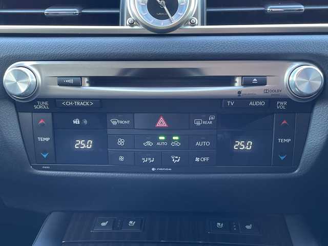 レクサス ＧＳ 250 Iパッケージ 群馬県 2013(平25)年 6.4万km ホワイトパールクリスタルシャイン 純正HDDナビ/CD・DVD・BT・フルセグ/プレミアムサウンドシステム/バックカメラ/ビルトインETC/パドルシフト/クルーズコントロール/レザーシート・パワーシート/シートヒーター・ベンチレーション/ステアリングヒーター/電動リアシェード/LEDヘッドライト/ヘッドライトウォッシャー/TVキット/取説・保証書/スマートキー×2/カードキー