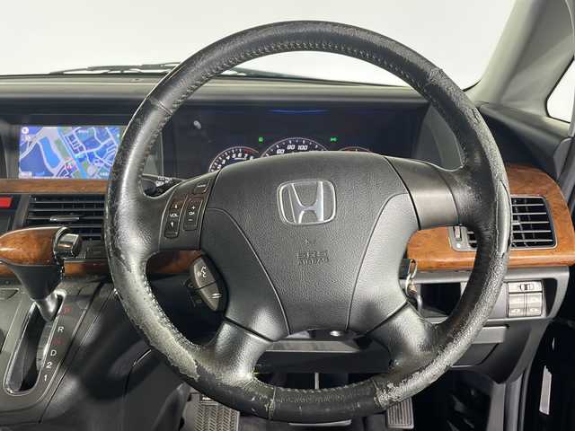 ホンダ エリシオン プレステージ S HDDナビ SP 福岡県 2007(平19)年 14.5万km 黒 ・Bカメラ/・両側パワースライドドア/・純正ナビ/・17インチ純正ホイール/・CD/DVD/・フリップダウン/・フルセグTV/・リモコンキー
