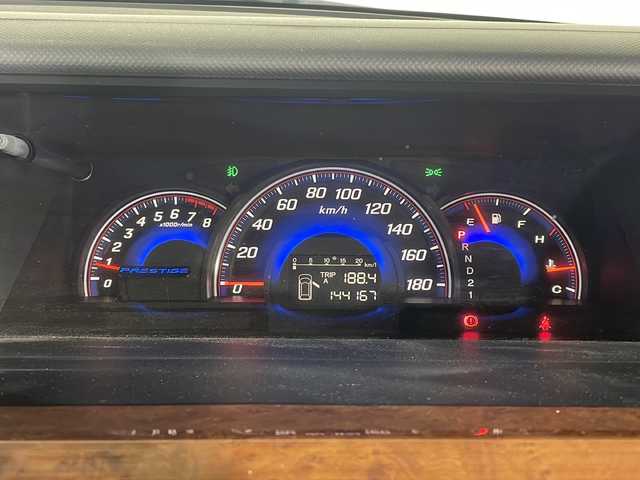 ホンダ エリシオン プレステージ S HDDナビ SP 福岡県 2007(平19)年 14.5万km 黒 ・Bカメラ/・両側パワースライドドア/・純正ナビ/・17インチ純正ホイール/・CD/DVD/・フリップダウン/・フルセグTV/・リモコンキー