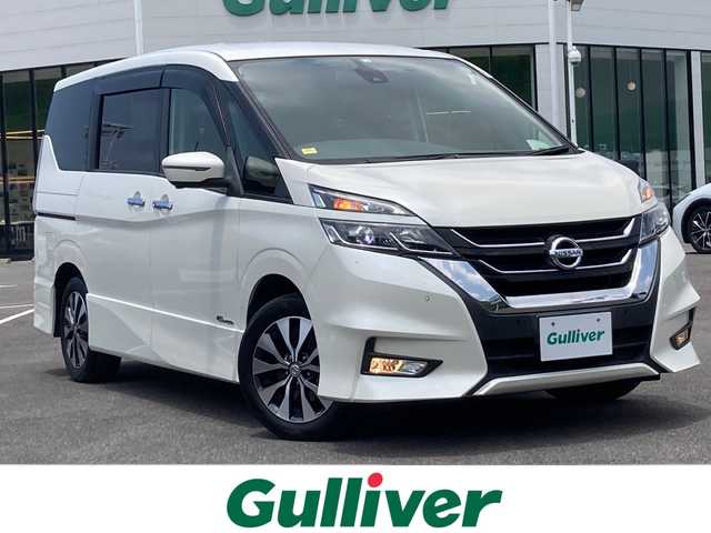 日産 セレナ ハイウェイスター Vセレクション 佐賀県 2018(平30)年 5.8万km ブリリアントホワイトパール ALPINEナビ/ALPINEフリップダウンモニター/アラウンドビューモニター/両側パワースライドドア/エマージェンシーブレーキ/LDW/クルーズコントロール/パーキングアシスト/アイドリングストップ/ETC/ステアリングリモコン/プッシュスタート/インテリジェントキー/LEDヘッドライト/フォグライト/純正アルミホイール