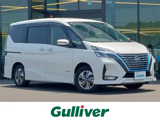 日産 セレナ e－パワー ハイウェイスター V 東京都 2020(令2)年 3.3万km ブリリアントホワイトパール 純正ナビ/純正アルミホイール/両側パワースライドドア/プロパイロット/プッシュスタート/コーナーセンサー/ブラインドスポットモニター/デジタルインナーミラー/アラウンドビューモニター/ドライブレコーダー/ビルトインETC/キーレスエントリー/オートライト/新車保証書/取扱説明書